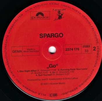 LP Spargo: Go