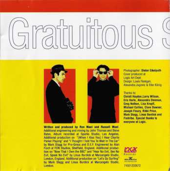 CD Sparks: Gratuitous Sax & Senseless Violins