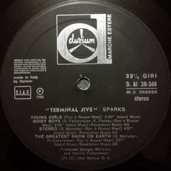LP Sparks: Terminal Jive