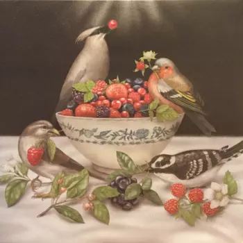Sparrows: Berries