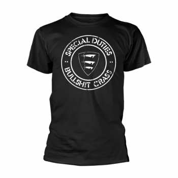 Merch Special Duties: Maglietta Bullshit Crass (black)