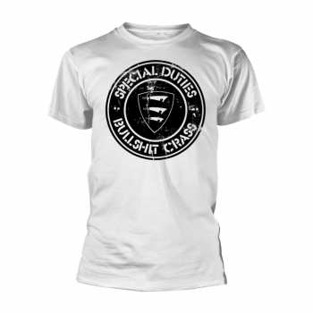 Merch Special Duties: Maglietta Bullshit Crass (white)