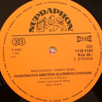 2LP Spejbl & Hurvínek: Abeceda Slušného Chování 2xLP