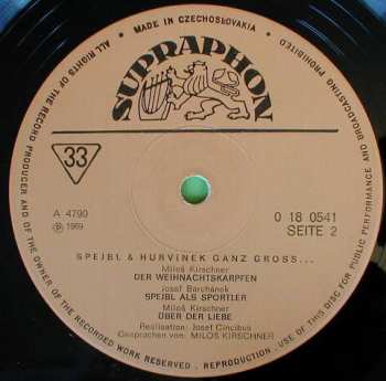 LP Spejbl & Hurvínek: Ganz Gross…