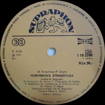 LP Spejbl & Hurvínek: Hurvínkova Strašidýlka