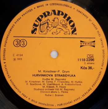 LP Spejbl & Hurvínek: Hurvínkova Strašidýlka