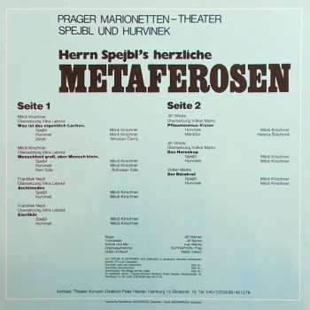 LP Spejbl & Hurvínek: Herrn Spejbl's Herzliche Metaferosen