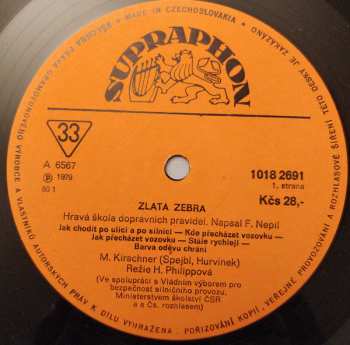 2LP Spejbl & Hurvínek: Zlatá Zebra (Hravá Škola Dopravních Pravidel Pro Děti I Rodiče)