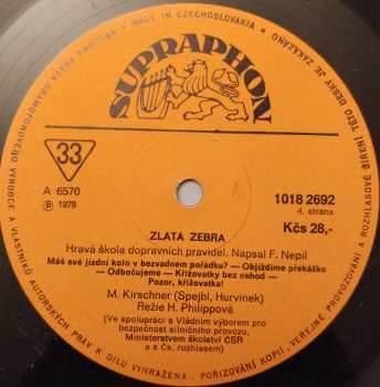 2LP Spejbl & Hurvínek: Zlatá Zebra (Hravá Škola Dopravních Pravidel Pro Děti I Rodiče)