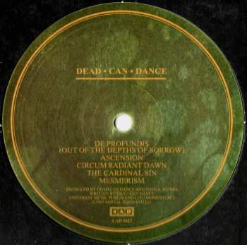 LP Dead Can Dance: Spleen And Ideal