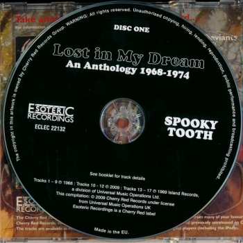 2CD Spooky Tooth: Lost In My Dream - An Anthology 1968-1974 DLX