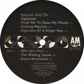 LP Squeeze: Babylon And On