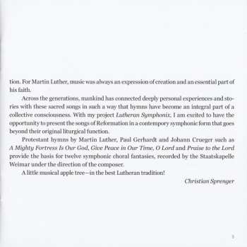 CD Staatskapelle Weimar: Lutheran Symphonix (Orchestral Fantasies On Protestant Chorales By Christian Sprenger)