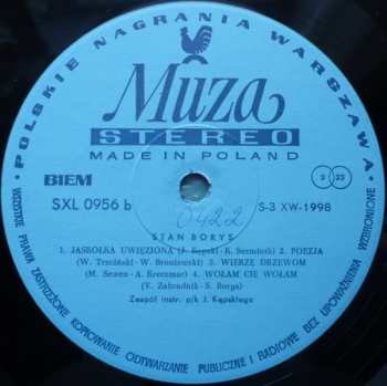 LP Stan Borys: Szukam Przyjaciela