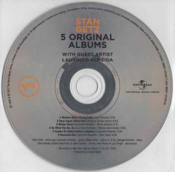 5CD/Set di cofanetti Stan Getz: 5 Original Albums, Vol. 2
