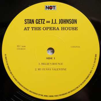 LP Stan Getz: At The Opera House
