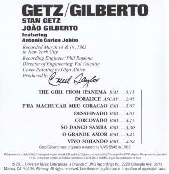 SACD João Gilberto: Getz / Gilberto