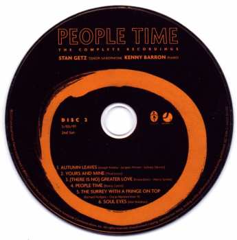 7CD/Set di cofanetti Stan Getz: People Time (The Complete Recordings)