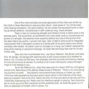 CD Stan Getz: Stan Getz And The Oscar Peterson Trio
