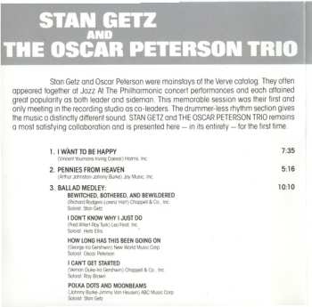CD Stan Getz: Stan Getz And The Oscar Peterson Trio
