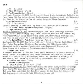 4CD/Set di cofanetti Stan Kenton: Swing House