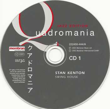 4CD/Set di cofanetti Stan Kenton: Swing House