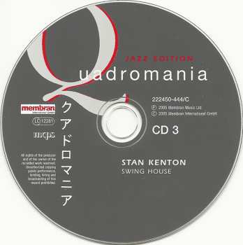 4CD/Set di cofanetti Stan Kenton: Swing House
