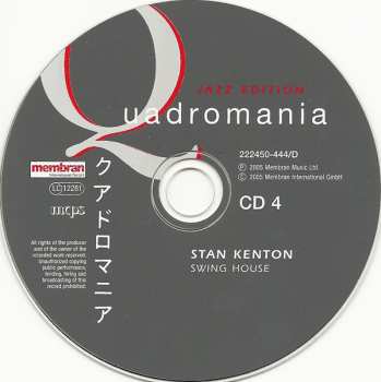 4CD/Set di cofanetti Stan Kenton: Swing House
