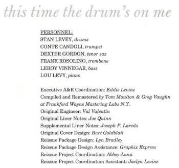 CD Stan Levey: This Time The Drum's On Me