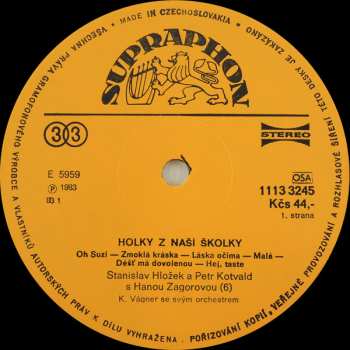 LP Stanislav Hložek & Petr Kotvald: Holky Z Naší Školky