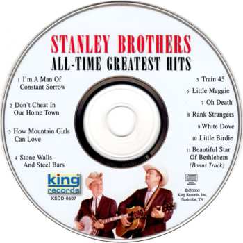 CD The Stanley Brothers: All-Time Greatest Hits