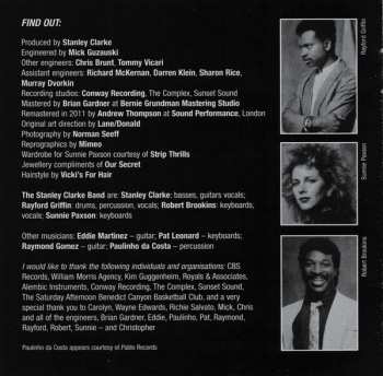 2CD Stanley Clarke: Time Exposure / Find Out! / Hideaway