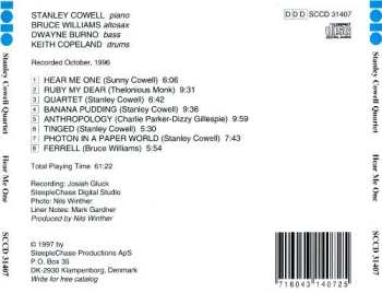 CD Stanley Cowell Quartet: Hear Me One