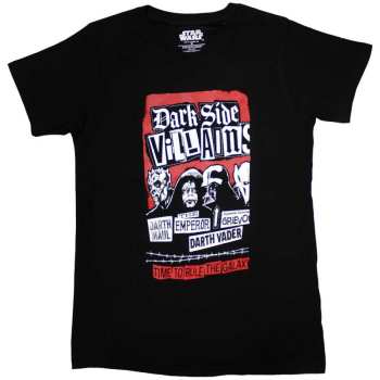Merch Star Wars: Maglietta Dark Side Villains