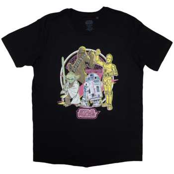 Merch Star Wars: Maglietta Heroes Neon