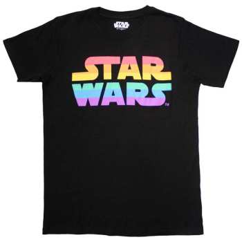 Merch Star Wars: Maglietta Rainbow Logo Star Wars