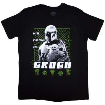 Merch Star Wars: Maglietta The Mandalorian His Name Is Grogu
