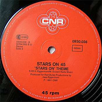 LP Stars On 45: Stars On 45 Volume 3 (Special Long Version)
