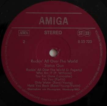 LP Status Quo: Rockin' All Over The World