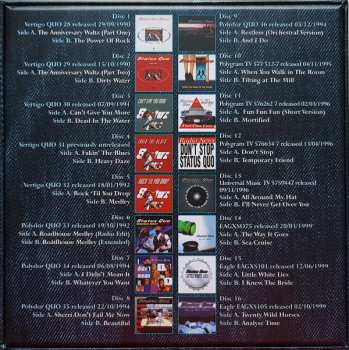 16SP/Set di cofanetti Status Quo: The Vinyl Singles Collection 1990 - 1999 LTD
