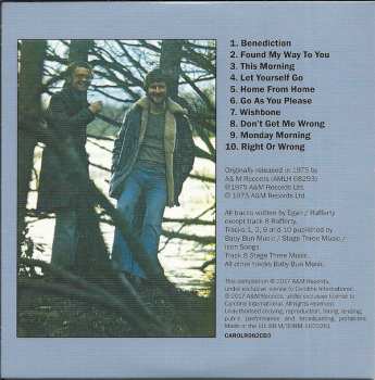 3CD/Set di cofanetti Stealers Wheel: The A&M Years