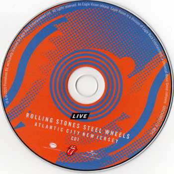 2CD/DVD The Rolling Stones: Steel Wheels Live Atlantic City New Jersey