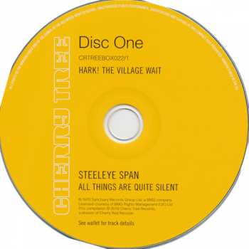 3CD/Set di cofanetti Steeleye Span: All Things Are Quite Silent: Complete Recordings 1970-71