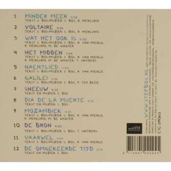 CD Stef Bos: Minder Meer