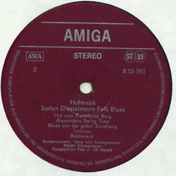 LP Stefan Diestelmann Folk Blues Band: Hofmusik