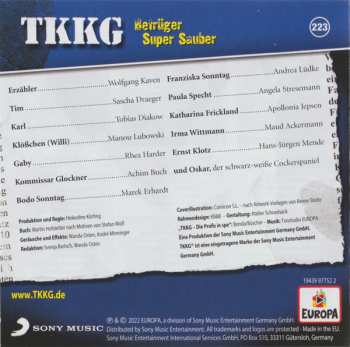CD Stefan Wolf: TKKG 223 - Betrüger Super Sauber