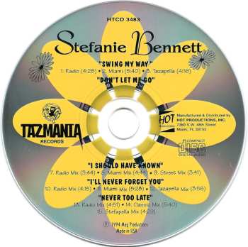 CD Stefanie Bennett: Swing My Way