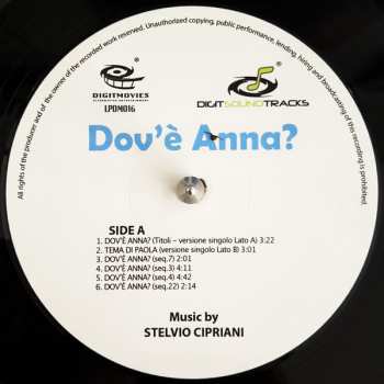 LP Stelvio Cipriani: Dov'è Anna? (Original Soundtrack) LTD