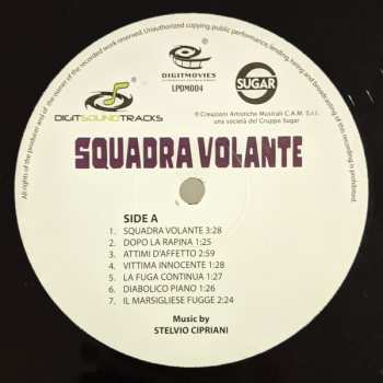 LP Stelvio Cipriani: Squadra Volante (Original Motion Picture Soundtrack In Full Stereo) LTD