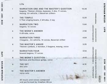 CD Stephan Micus: Life